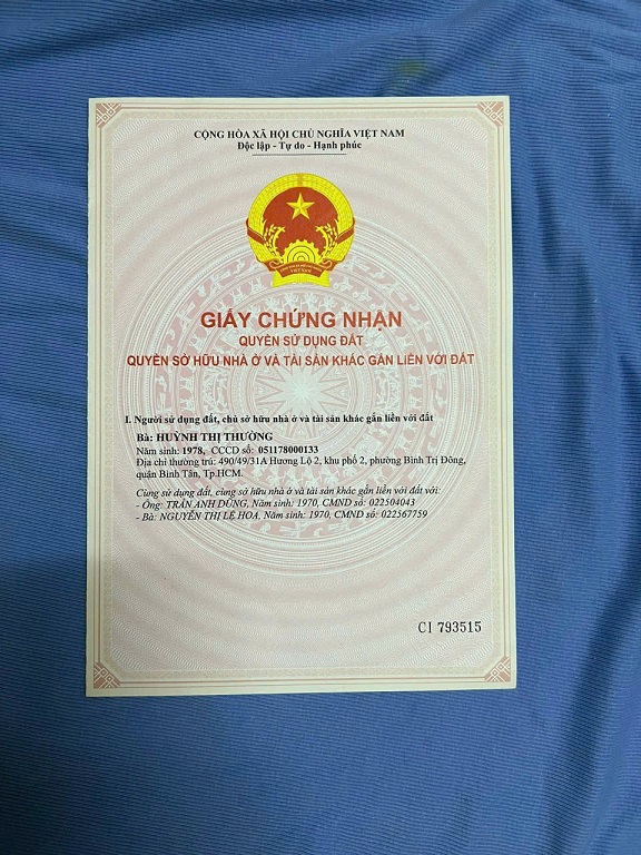 Chính chủ cần bán nhà Bình Chánh giá chỉ 1 tỷ 2 - Vị trí : 1B5/4 Ấp 1, Phường Phạm Văn Hai, Quận - Ảnh chính