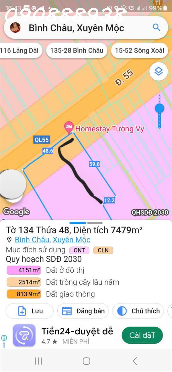 Chính chủ cần bán khách sạn tại Bình Chiểu Xuyên Mộc Bà Rịa Vũng Tàu - Ảnh 1