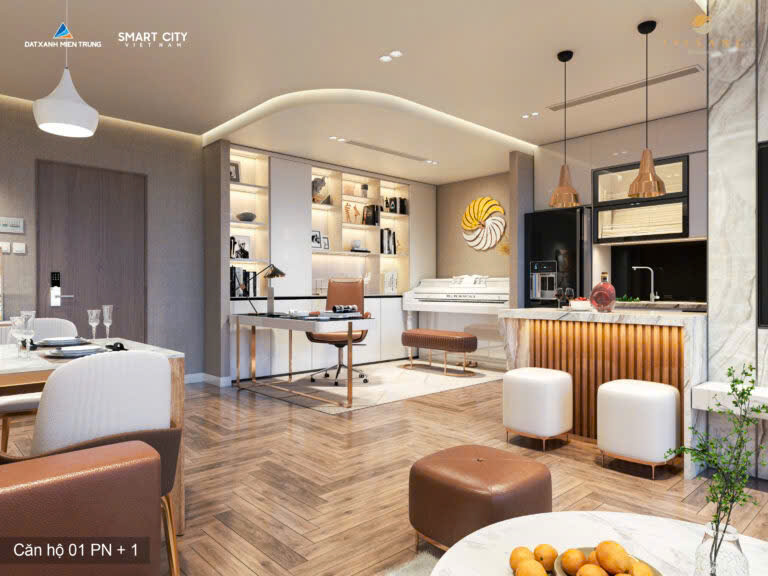 Bán căn hộ The Sang view pháo hoa quốc tế, 2 Ngủ 77,4m2 giá chỉ 3ty6, nhận nhà ở ngay, có sổ - Ảnh 3