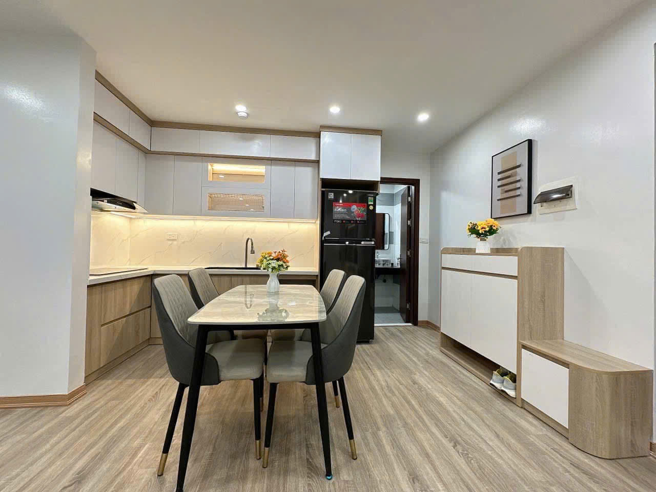 Căn hộ sổ đỏ Rice City Linh Đàm - quận Hoàng Mai - 63m2 * 2 ngủ MỚI ĐẸP- giá chỉ 4.1 Tỷ - Ảnh 3