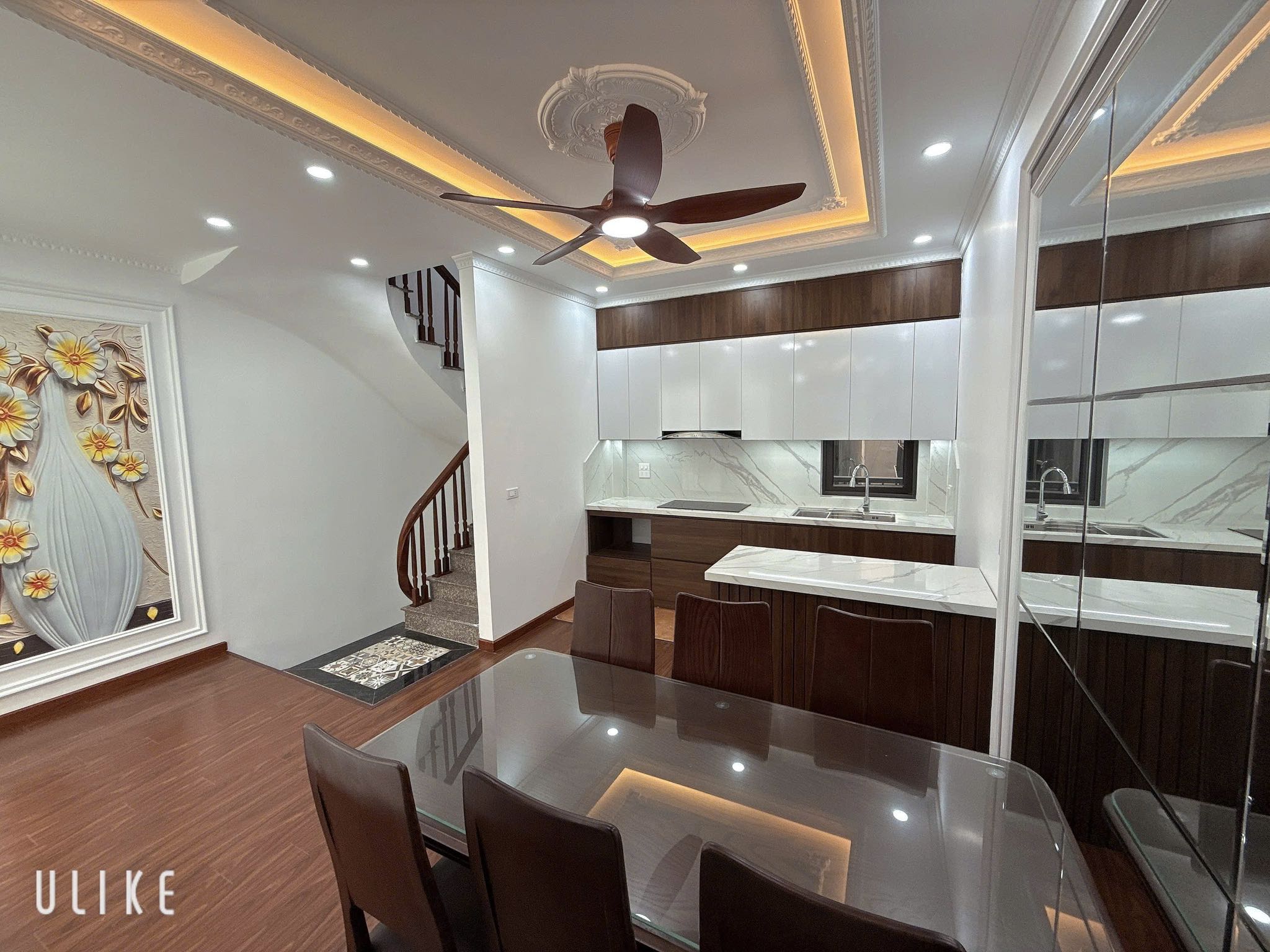 Bán Nhà Ngõ 68 Đường Cầu Giấy 34m2 x 6 tầng, ngõ Quận Uỷ thông rộng, nhf mới kính koong full nội - Ảnh 4