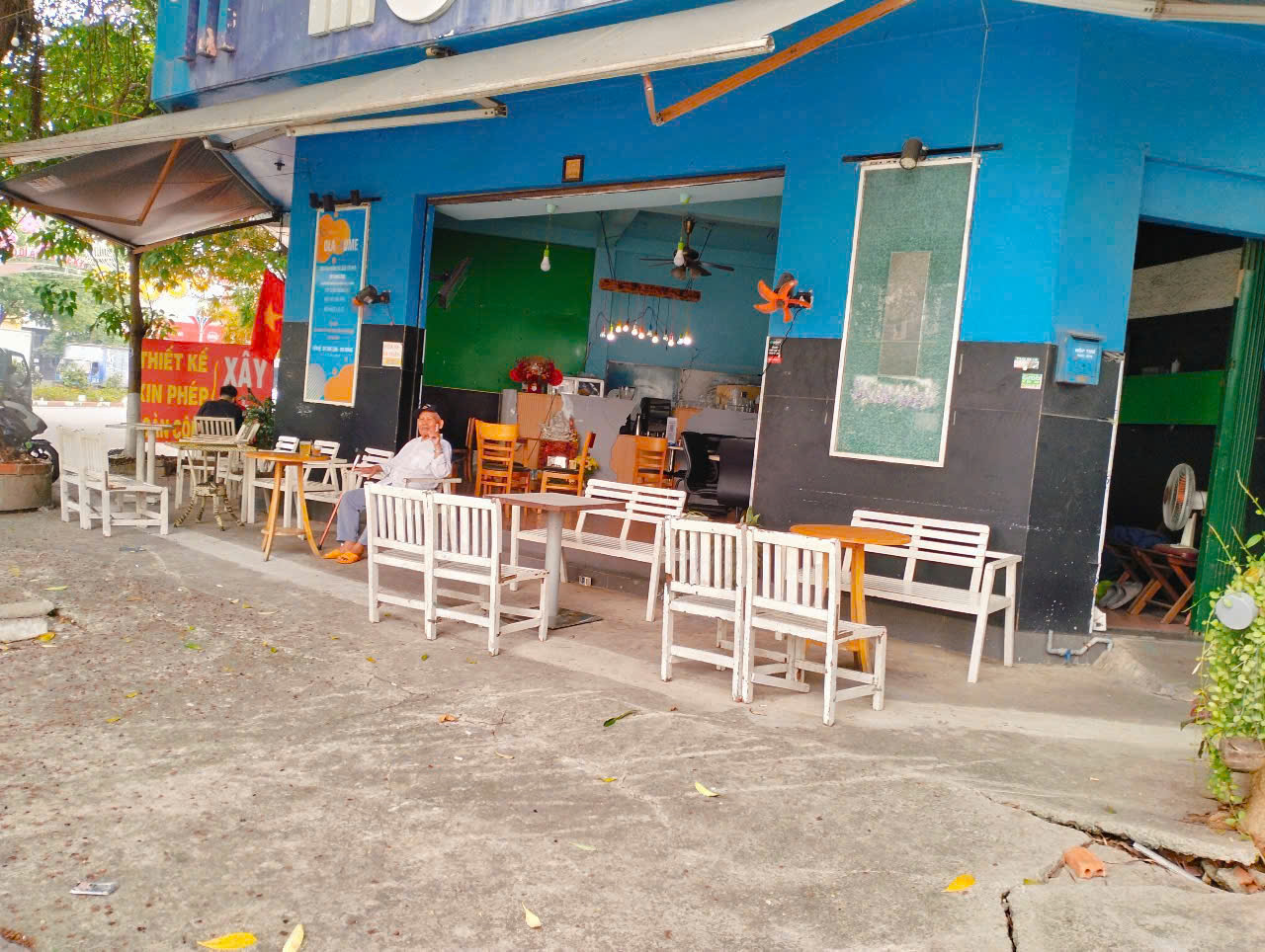 Sang mặt bằng kinh doanh quán cafe góc 2 mặt tiền đường số 9 TTHC Dĩ An - Tp.Dĩ An - T.Bình Dương. - Ảnh 1