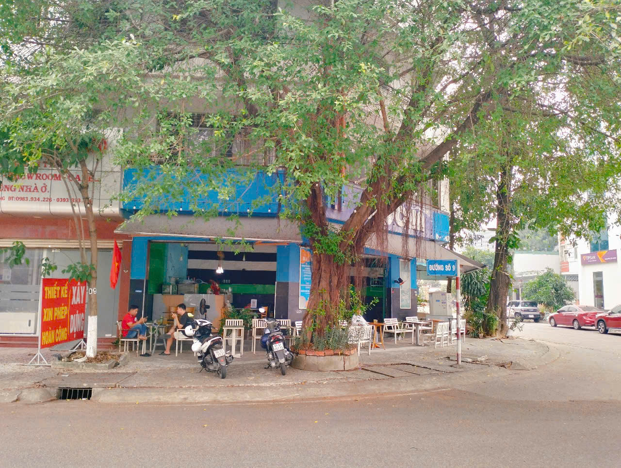 Sang mặt bằng kinh doanh quán cafe góc 2 mặt tiền đường số 9 TTHC Dĩ An - Tp.Dĩ An - T.Bình Dương. - Ảnh chính