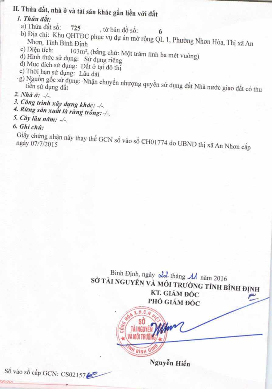 BÁN ĐÁT  – 15 TRƯỜNG THI, P. NHƠN HÒA, AN NHƠN, BÌNH ĐỊNH – Liên hệ ngay: 0343 127 018 - Ảnh 3