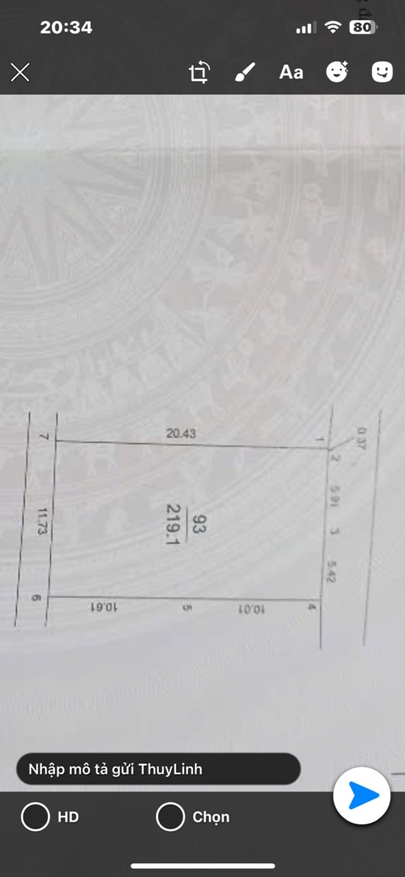 BÁN LÔ ĐẤT ĐẸP 2 MẶT TIỀN - VỊ TRÍ ĐẸP TẠI KIM NỖ - ĐÔNG ANH - HÀ NỘI - Ảnh 4