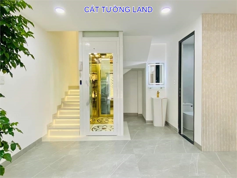 Nhà Mới 5 Tầng, Thang Máy (5x10m). Đối diện Emart 2 Phan Huy Ích, Giá 7.19 tỷ - Ảnh 1