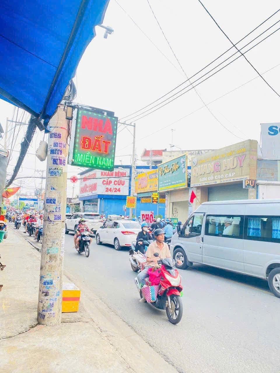 Bán nhà (5x34) Mặt Tiền Hà Huy Giáp, P.Thạnh Lộc, Q12 (Gần cầu vượt ngã tư ga) - Ảnh 1