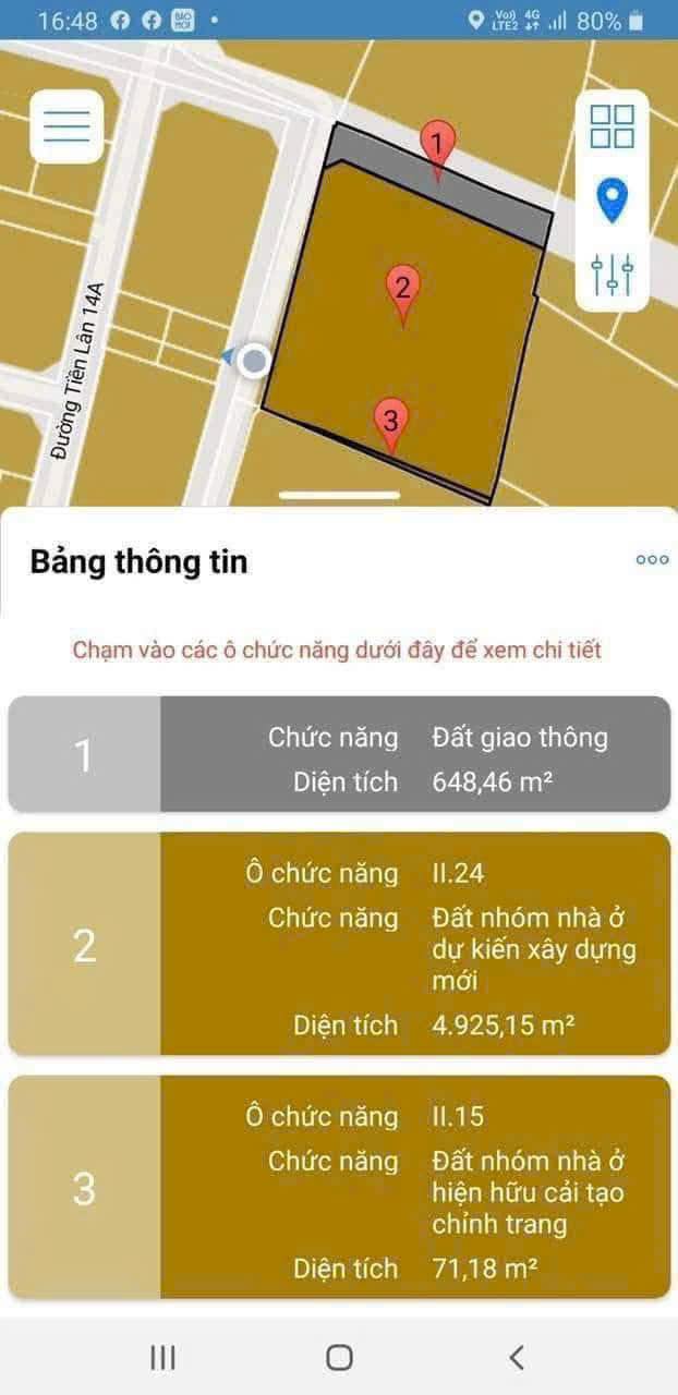 Bán đất mặt tiền 82x71m giá 125 tỷ  Đường Tiền Lân - Ảnh 1
