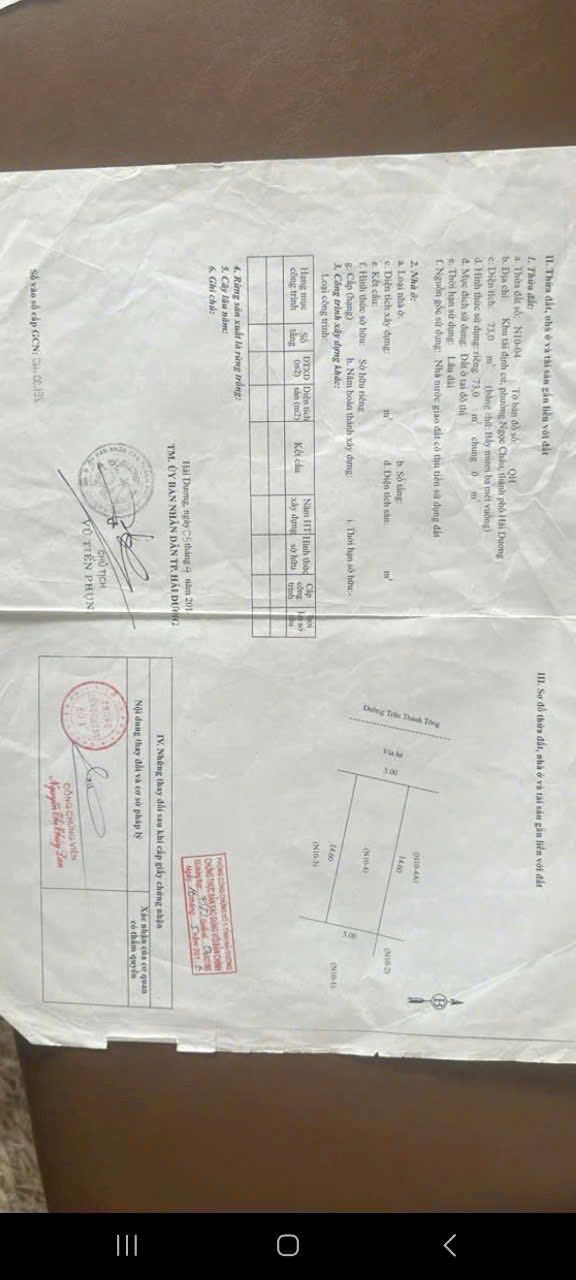 Bán lô góc 2 mặt đường Trần Thánh Tông, ph Ngọc Châu, TP HD, 144.7m2, KD buôn bán tốt - Ảnh 1