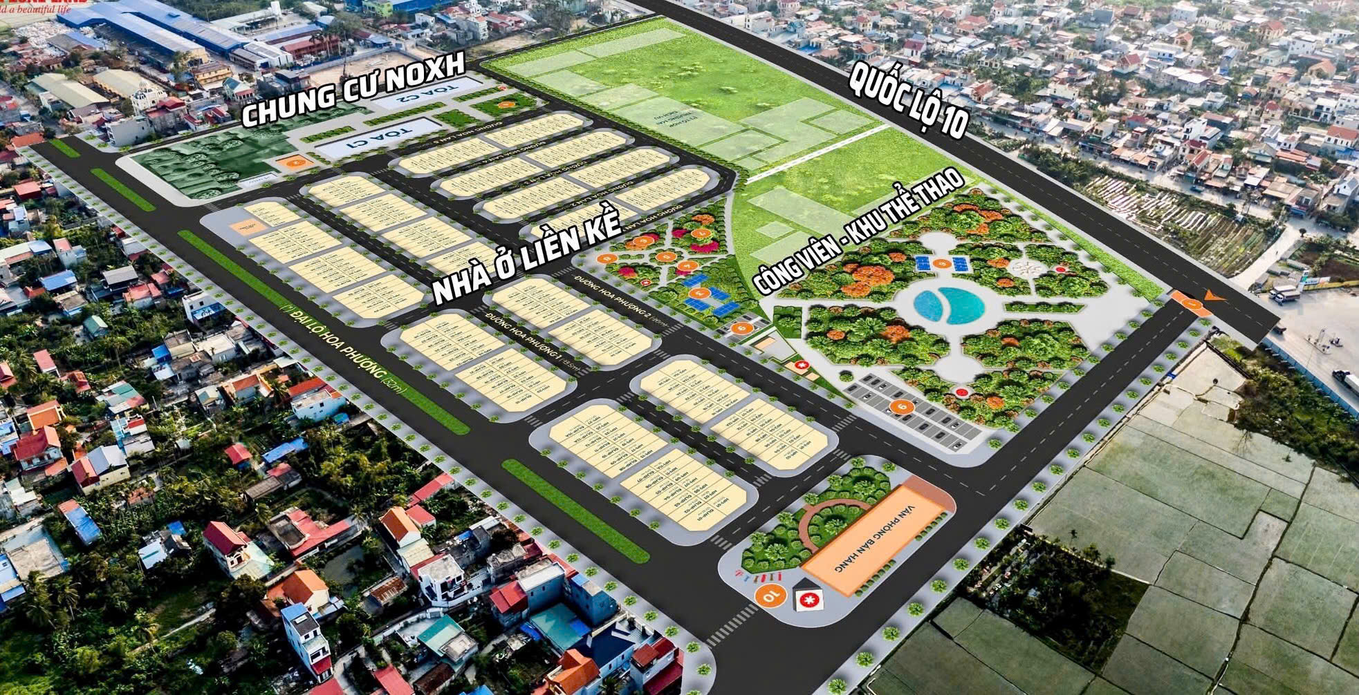 Nhà phố 4 tầng Cạnh Quốc lộ 10 - Kế cận 2 Khu Công Nghiệp. Pháp lý sổng hồng lâu dài - Ảnh 1