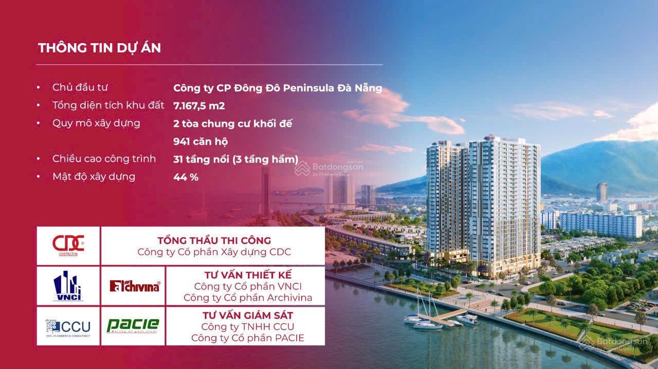 Peninsula căn hộ cao cấp 2PN, trực diện sông Hàn, chiết khấu đến 11% - Ảnh chính