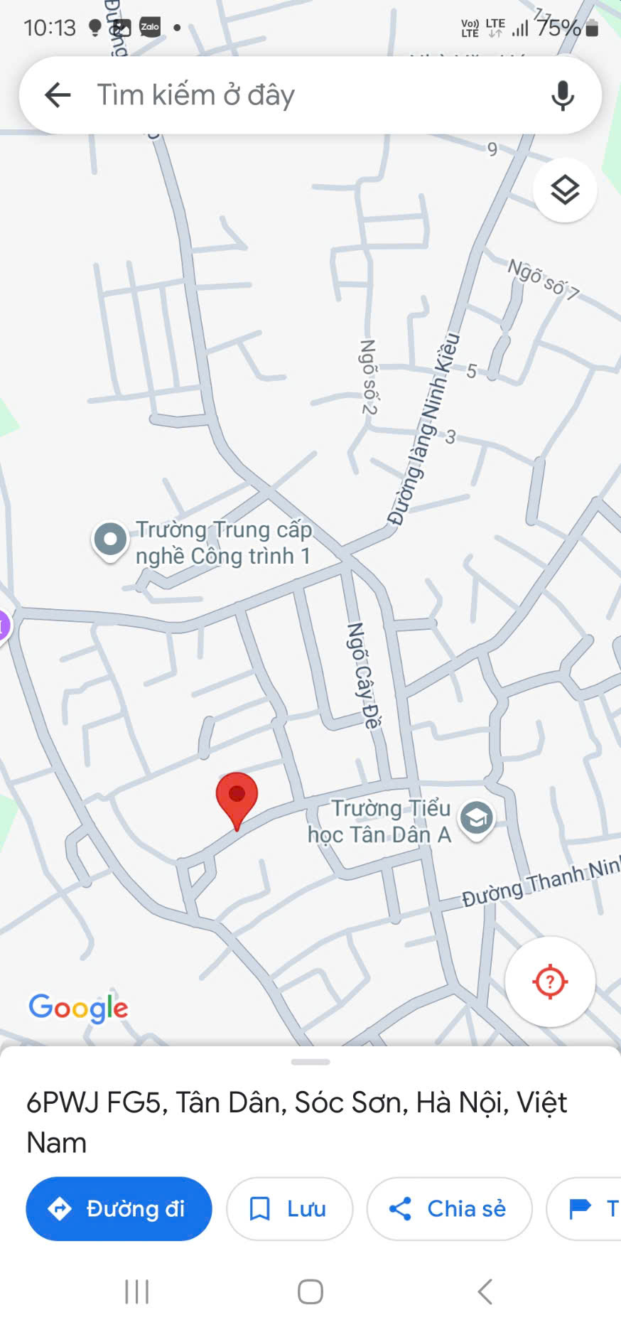 CHÍNH CHỦ BÁN ĐẤT ĐẸP -GẦN TRƯỜNG TIỂU HỌC TÂN DÂN A, TÂN DÂN, SÓC SƠN - Ảnh 1