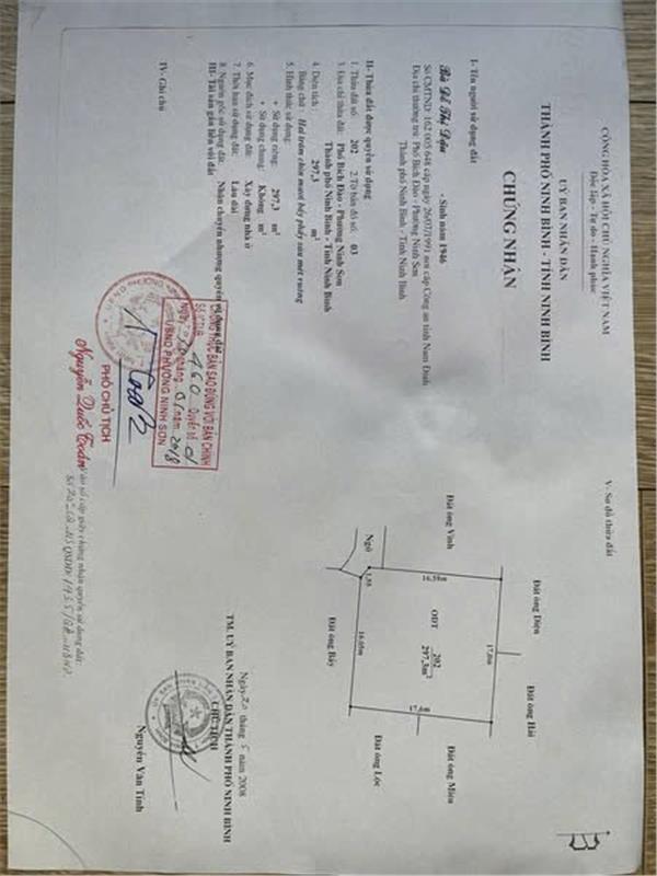 CHÍNH CHỦ CẦN BÁN CĂN NHÀ CẤP 4 tại Nguyễn Công Trứ, phố Bích Đào, P.Ninh Sơn, tp Hoa Lư, Ninh Bình - Ảnh 1