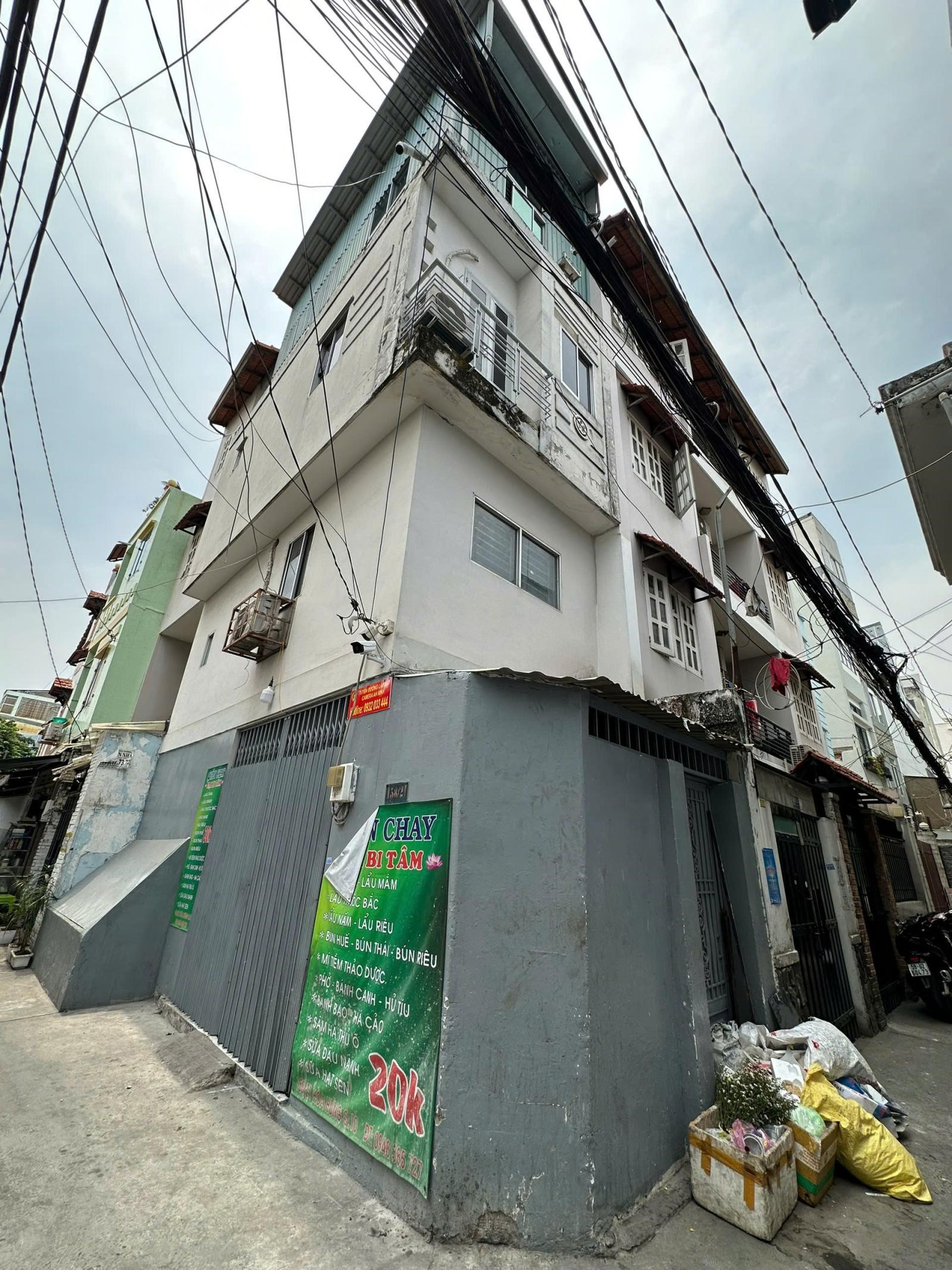 Nhà 4 tầng đường Hòa Hưng, Q10. 6x19m (nở hậu). CN 120m2. HĐT 40tr. Giá 15,8 tỷ - Ảnh 1