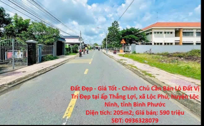 Đất Đẹp - Giá Tốt - Chính Chủ Cần Bán Lô Đất Vị Trí Đẹp tại huyện Lộc Ninh, tỉnh Bình Phước - Ảnh chính