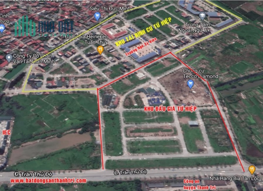 SIÊU PHẨM Khu đấu giá Tứ Hiệp, Thanh Trì, mảnh đất 95m2, mặt tiền 6m. - Ảnh chính