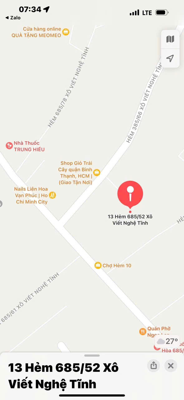 Chính chủ cần bán nhà hẻm 685 Đường Xô Viết Nghệ Tĩnh, 5,712 tỷ, 56,1 m2, 3PN, 2WC, Bình Thạnh, HCM - Ảnh 1