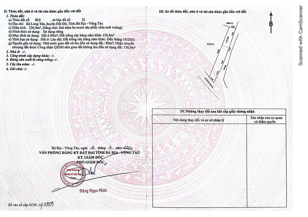 BÁN LÔ ĐẤT GIÁ TỐT – XÃ LONG TÂN, ĐẤT ĐỎ, BÀ RỊA - VŨNG TÀU - Ảnh chính