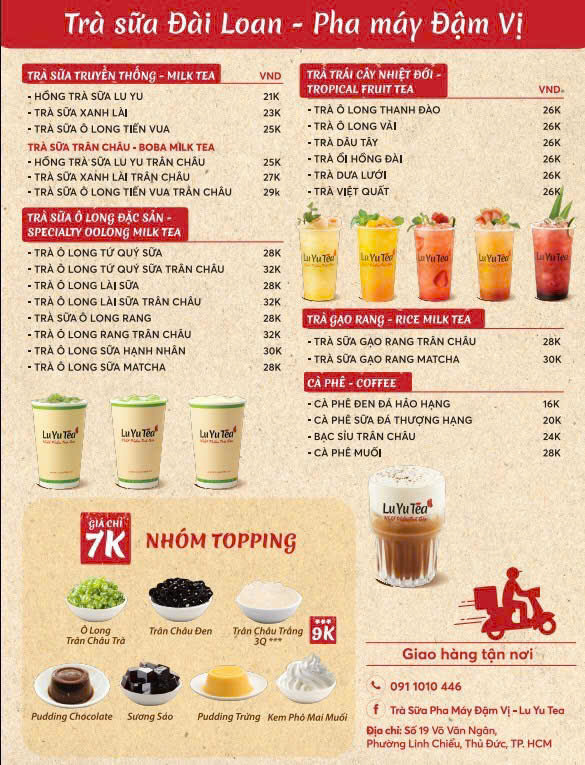 SANG NHƯỢNG GẤP QUÁN TRÀ SỮA LUYUTEA – THƯƠNG HIỆU ĐÀI LOAN – VỊ TRÍ VÀNG NGAY CHỢ THỦ ĐỨC - Ảnh 3