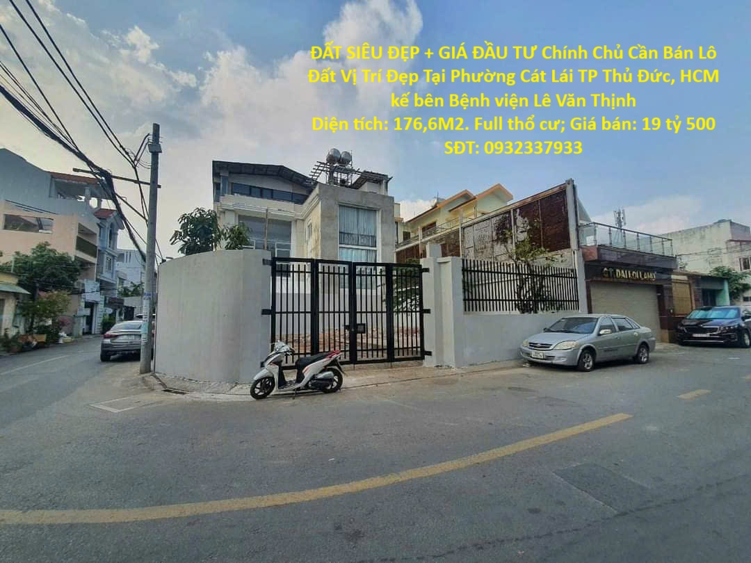 ĐẤT SIÊU ĐẸP + GIÁ ĐẦU TƯ Chính Chủ Cần Bán Lô Đất Vị Trí Đẹp Tại Phường Cát Lái TP Thủ Đức, HCM kế - Ảnh chính