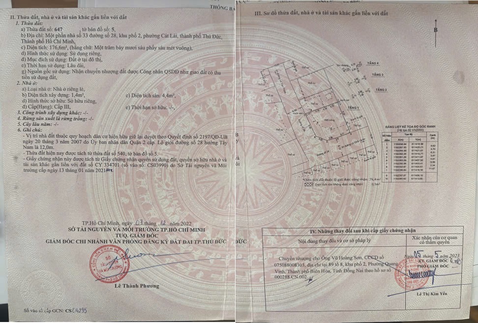 ĐẤT SIÊU ĐẸP + GIÁ ĐẦU TƯ Chính Chủ Cần Bán Lô Đất Vị Trí Đẹp Tại Phường Cát Lái TP Thủ Đức, HCM kế - Ảnh 1