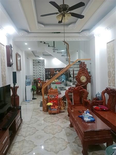 NHÀ ĐẸP - GẦN CV LÀNG HOA GV & CHỢ HẠNH THÔNG TÂY QUANG TRUNG  - HXH SÁT MT - DT 72M² - 4 TẦNG CHỈ HƠN 7 TỶ - Ảnh chính
