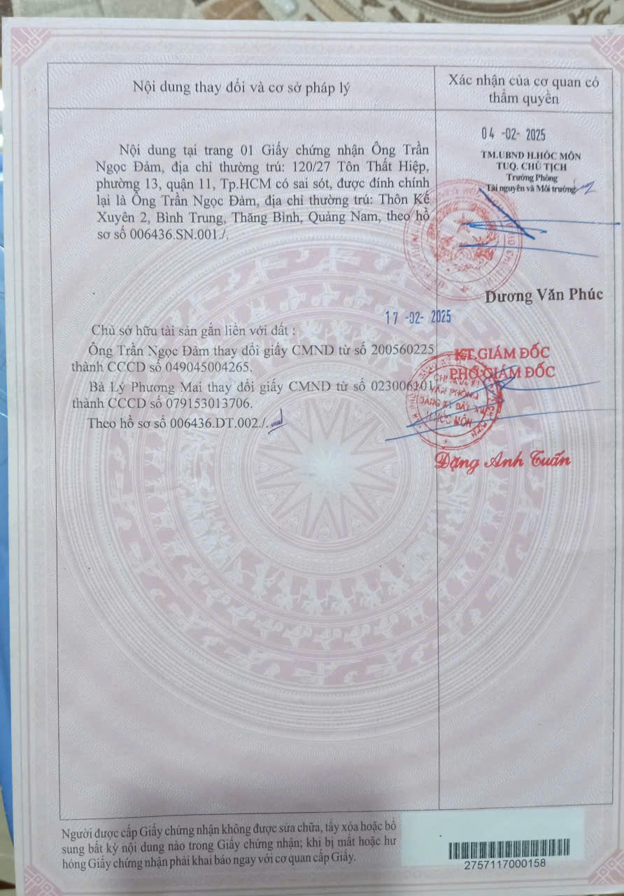 Cần Bán Nhà Mặt Tiền Đường Tân Thới Nhì 26, Xã Tân Thới Nhì, Hóc Môn, Hồ Chí Minh - Ảnh chính