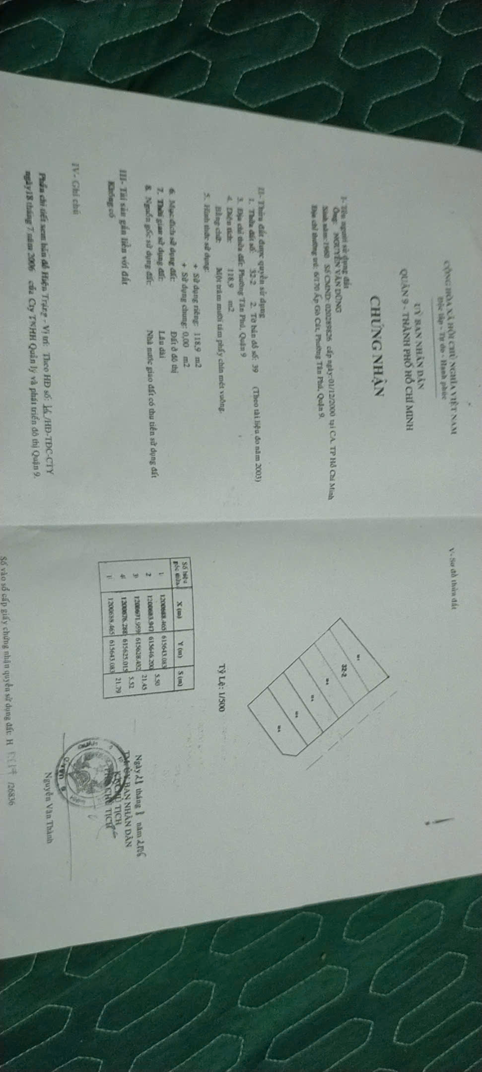 HOT ! NHÀ Chính Chủ - Giá Tốt - Cần Bán Nhà Tại Đường 179, Tân Phú, Quận 9, TP.HCM, 7,2 tỷ 118.9m2 - Ảnh 1