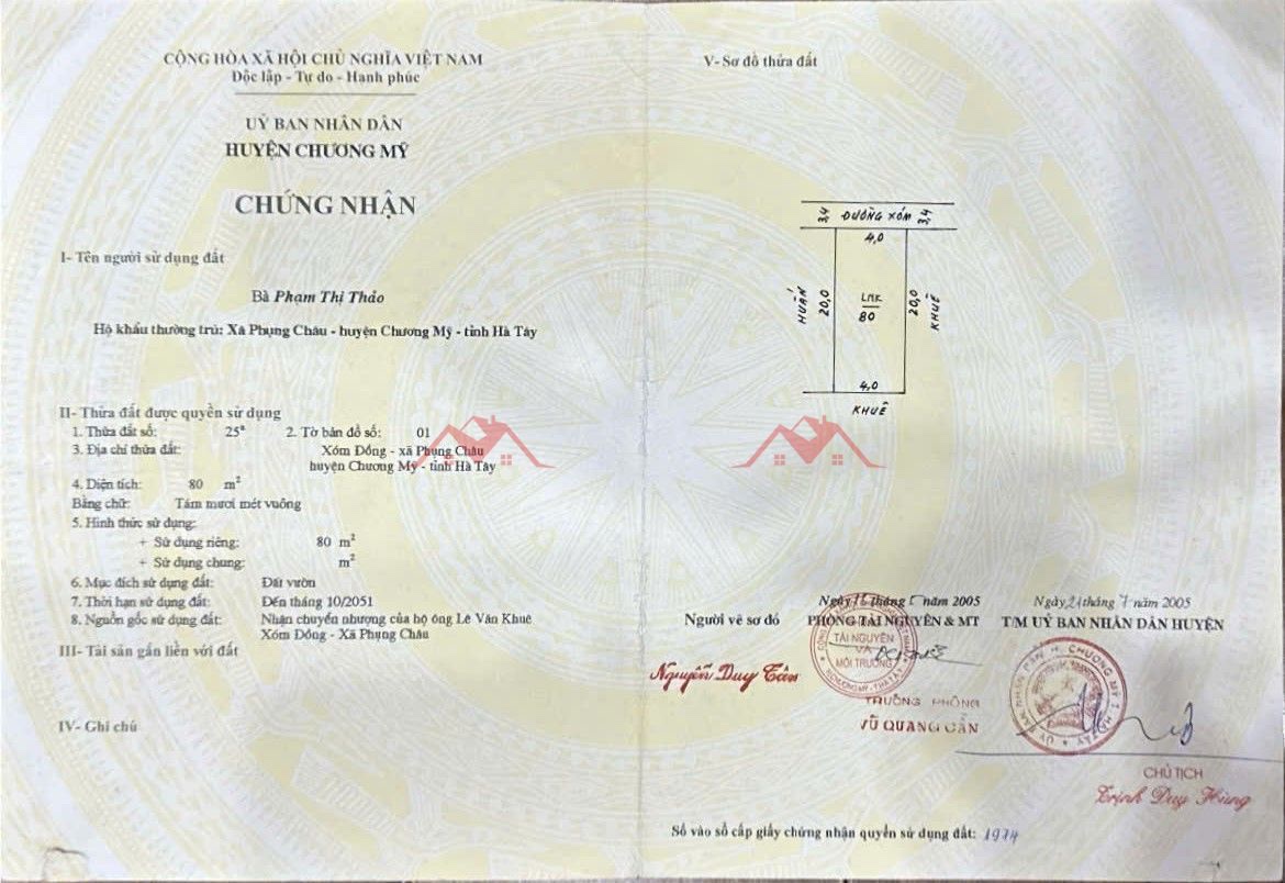CHÍNH CHỦ BÁN LÔ ĐẤT 80M TẠI PHỤNG CHÂU-CHƯƠNG MỸ-HÀ NỘI - Ảnh 3