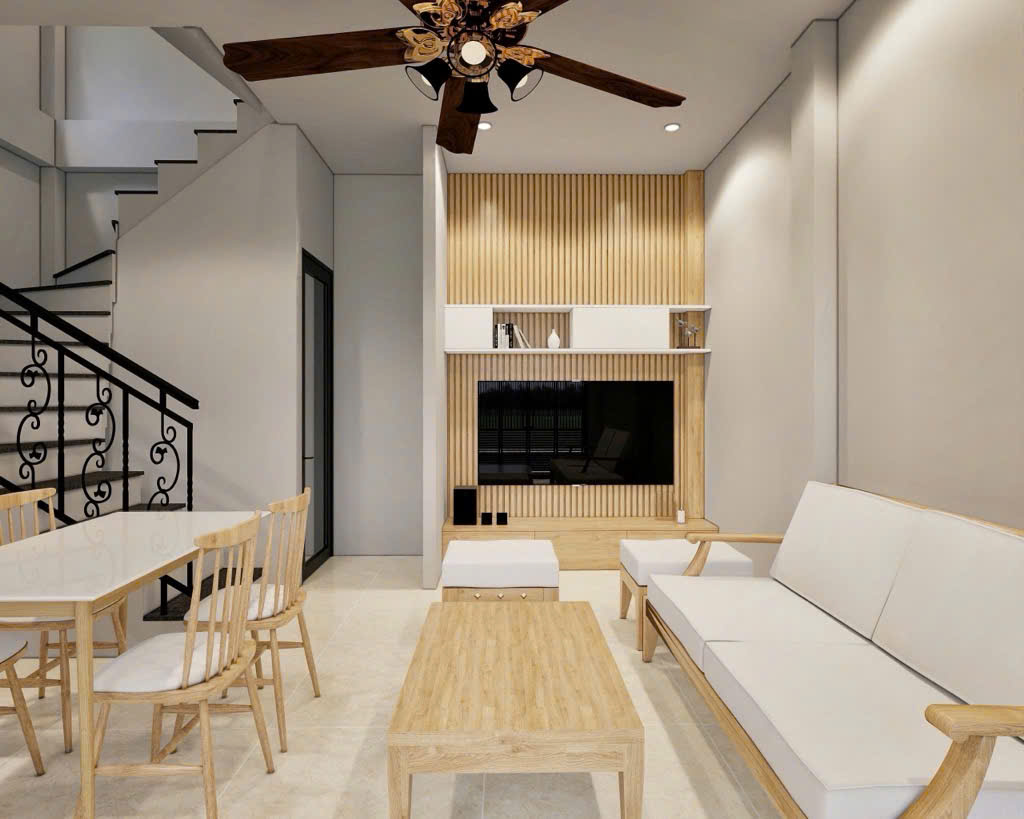 NHÀ ĐẸP CHU HUY MÂN LONG BIÊN -THIẾT KẾ HIỆN ĐẠI ĐỦ MỌI CÔNG NĂNG XỬ DỤNG -DT 70 M -CHỈ NHỈNH 3 TỶ - Ảnh chính