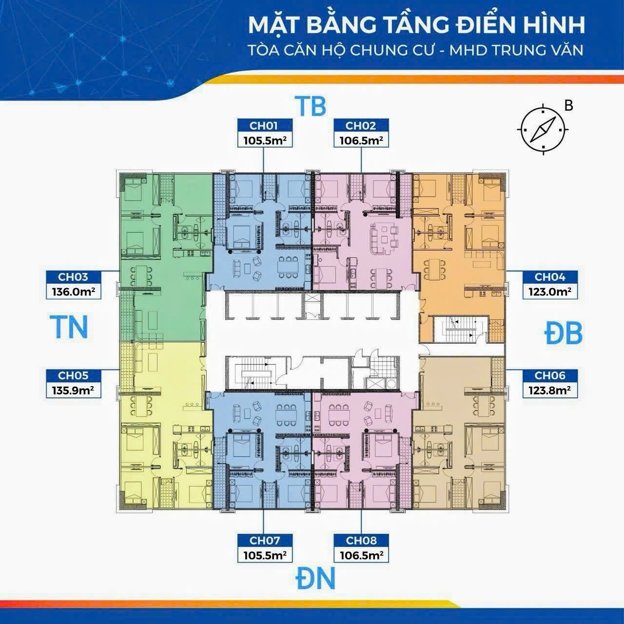 Căn chung cư MHD Trung Văn - Tố Hữu - Ảnh 3
