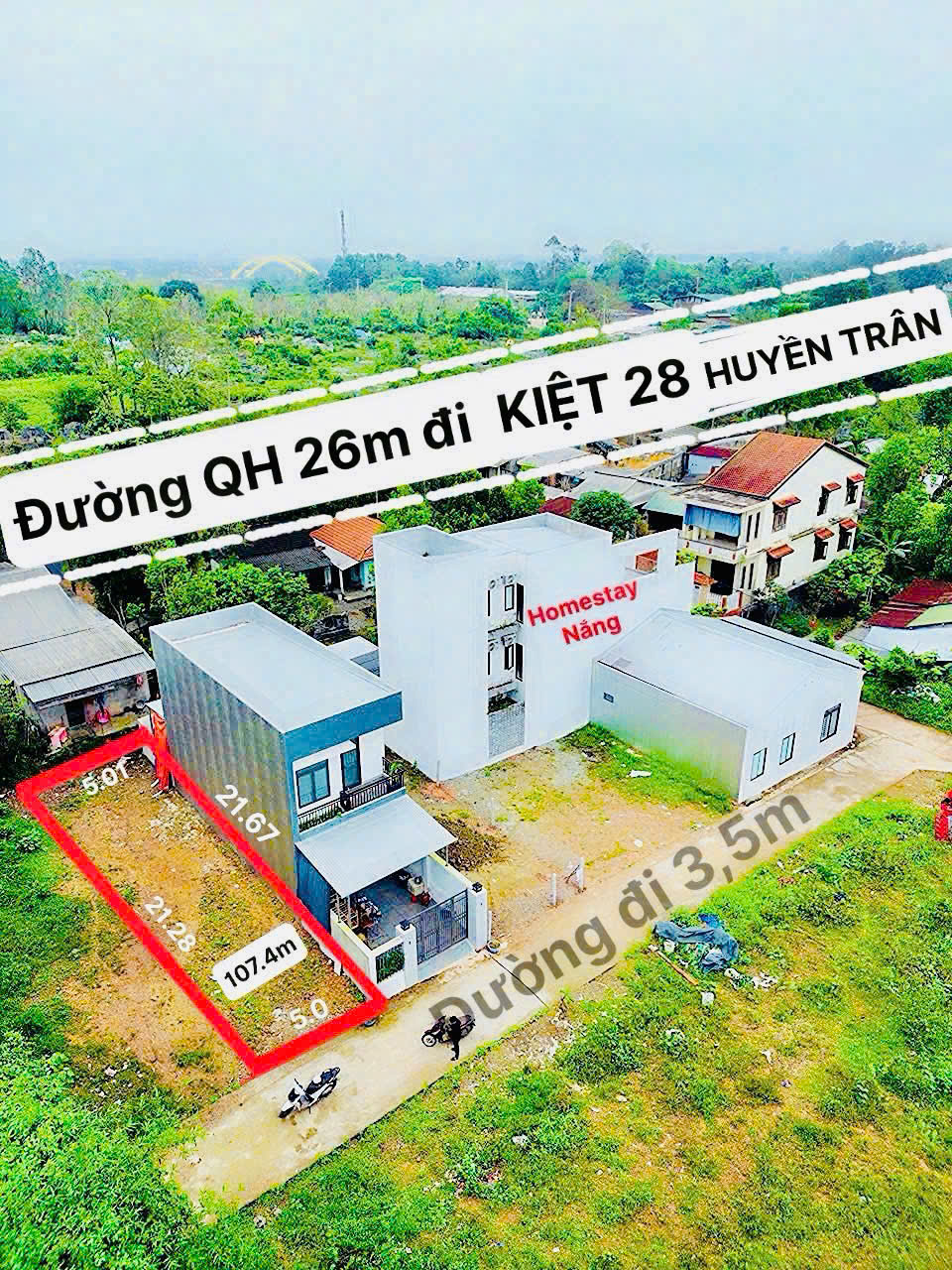 💥 Cần bán lô đất đẹp kiệt xe hơi Huyền Trân Công Chúa - TP Huế - Ảnh chính