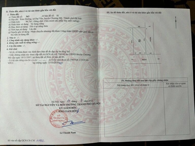 CHÍNH CHỦ BÁN LÔ ĐẤT 96,7M TẠI ĐÂỊ YÊN-CHƯƠNG MỸ-HÀ NỘI - Ảnh 4