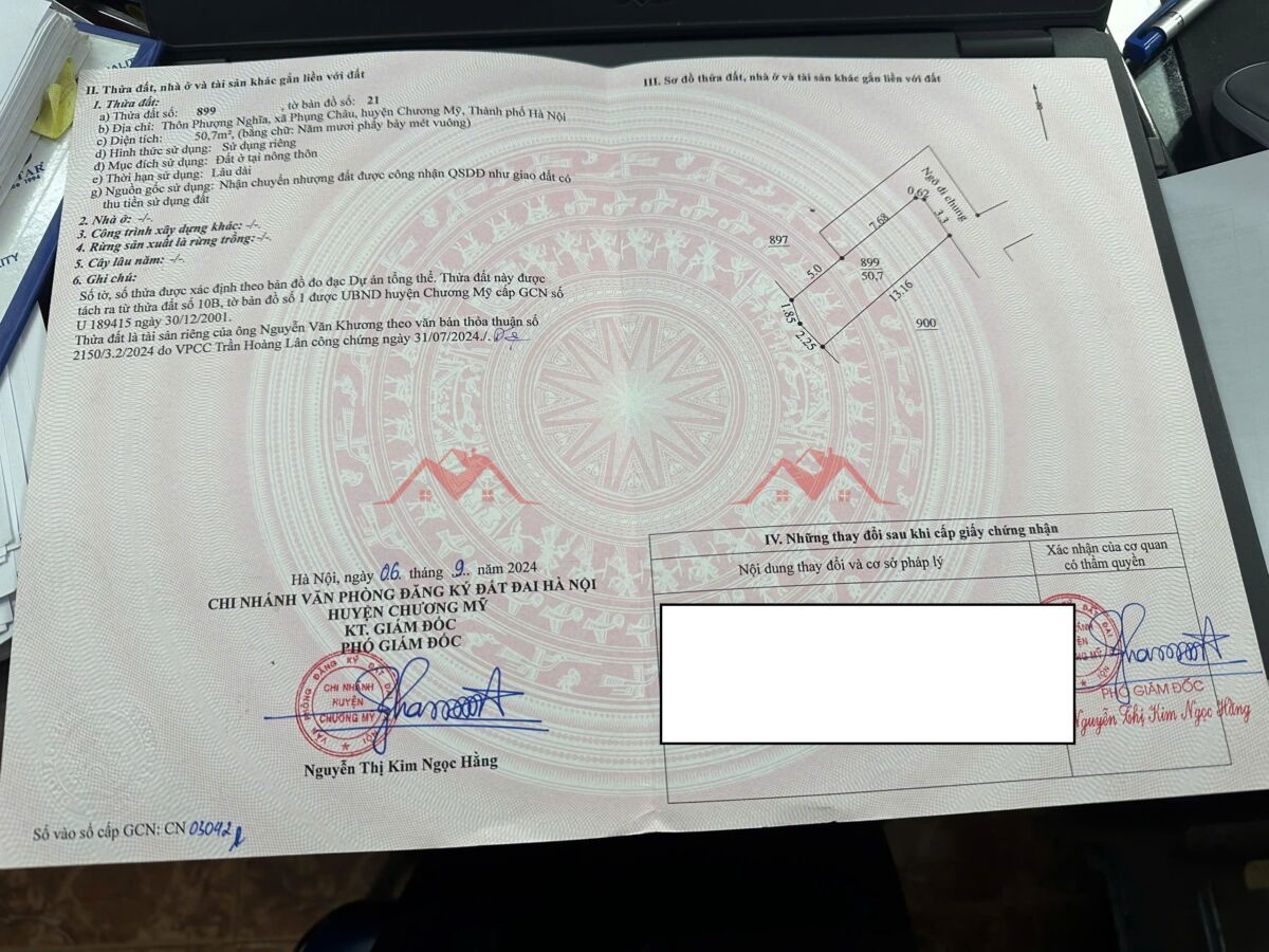 CHÍNH CHỦ BÁN LÔ ĐẤT 50,7M TẠI PHỤNG CHÂU-CHƯƠNG MỸ-HÀ NỘI - Ảnh 3