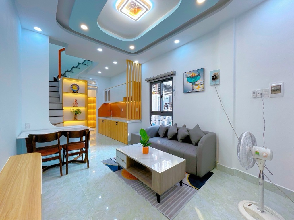 Diện tích khủng 44m2 nhà 2 tầng BTCT 2 mặt hẻm Nguyễn Văn Đậu P5 Bình Thạnh giá chỉ 5 tỷ 450 thương - Ảnh chính