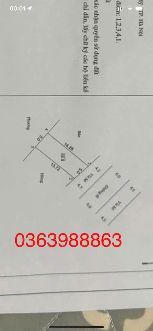 bán đất TT xuân mai 68.8m - Ảnh chính