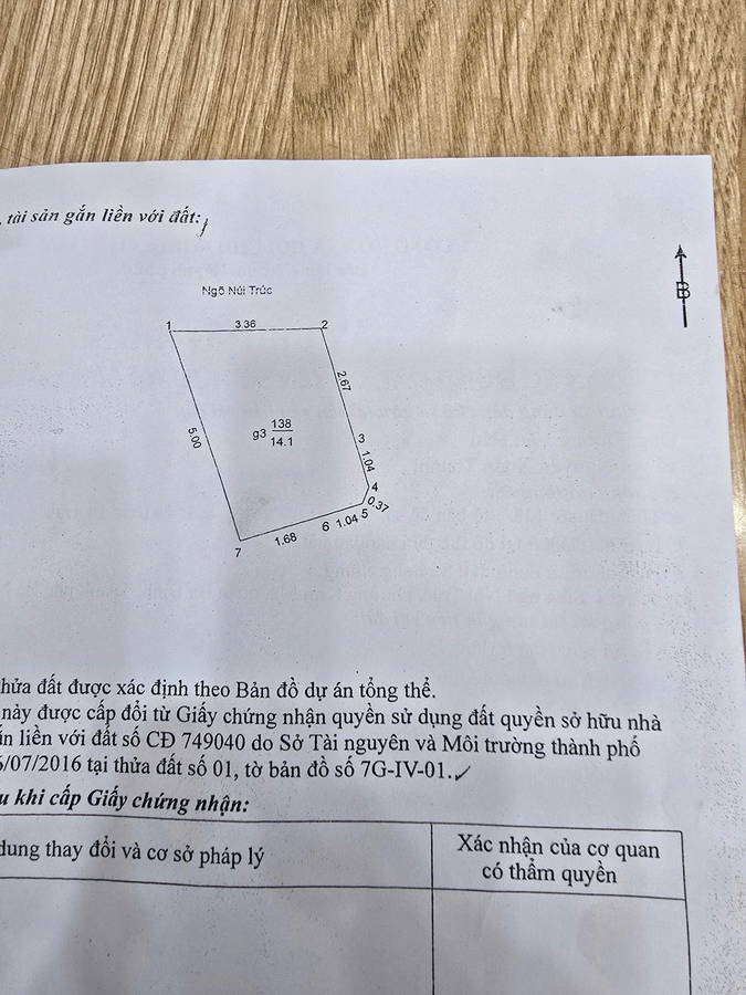 Bán Nhà mặt Phố Núi TRúc, Ba Đình, giá chỉ 7.3 tỷ - Ảnh chính