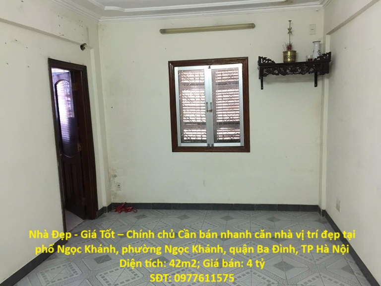 Nhà Đẹp - Giá Tốt – Chính chủ Cần bán nhanh căn nhà vị trí đẹp tại quận Ba Đình, TP Hà Nội - Ảnh chính