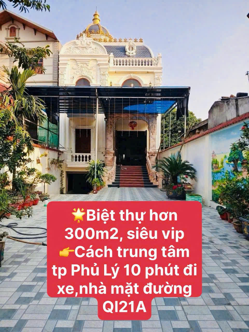Sở hữu mảnh đất rộng hơn 303m2, mặt tiền gần 10m mặt đường Ql21A, cách trung tâm thành phố Phủ Lý, - Ảnh chính