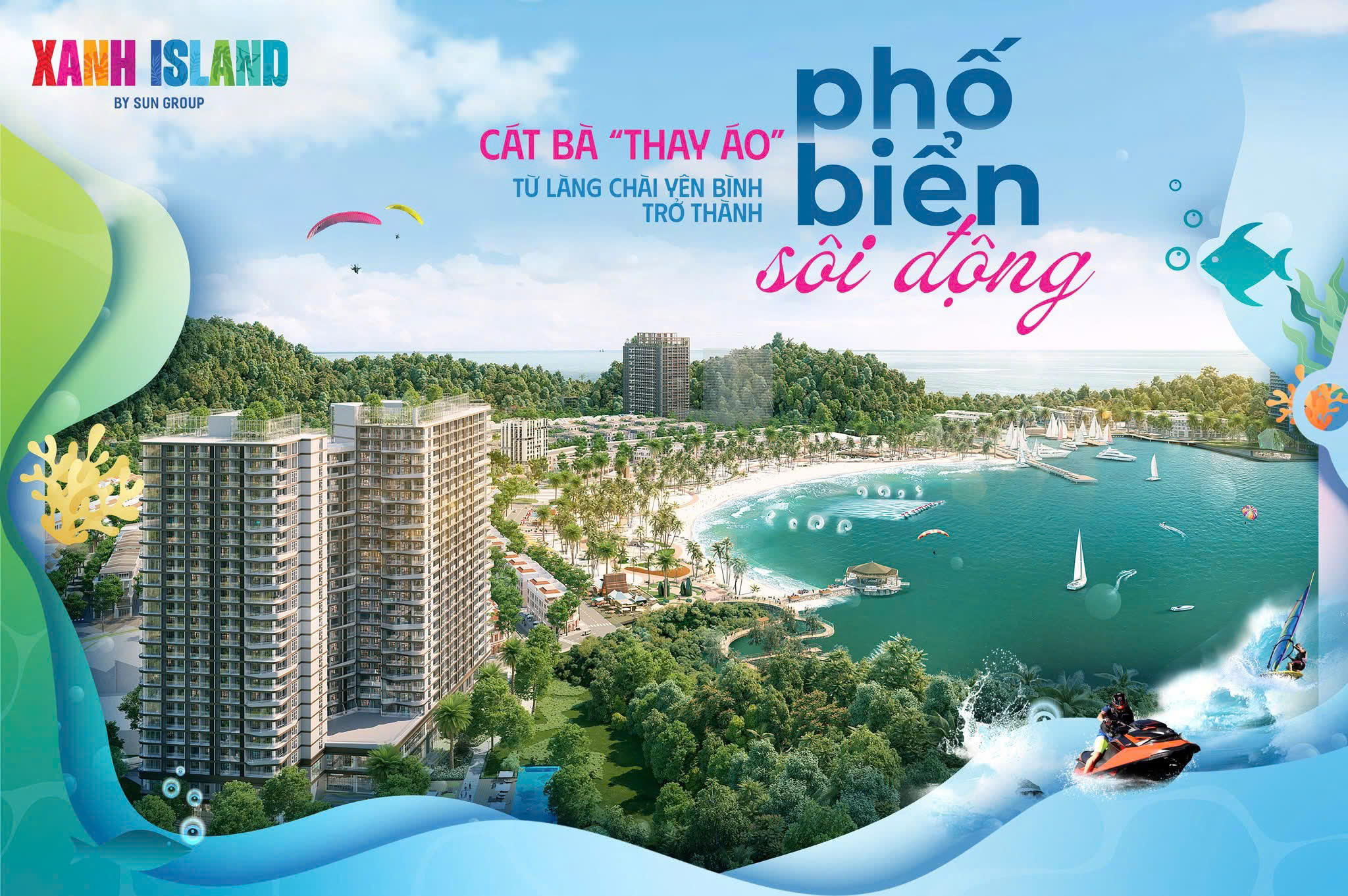 Bán căn Studio quỹ VIP trực diện biển tầng cao, chiết khấu 14,5%  dự án Xanh Island Cát Bà - Ảnh 2