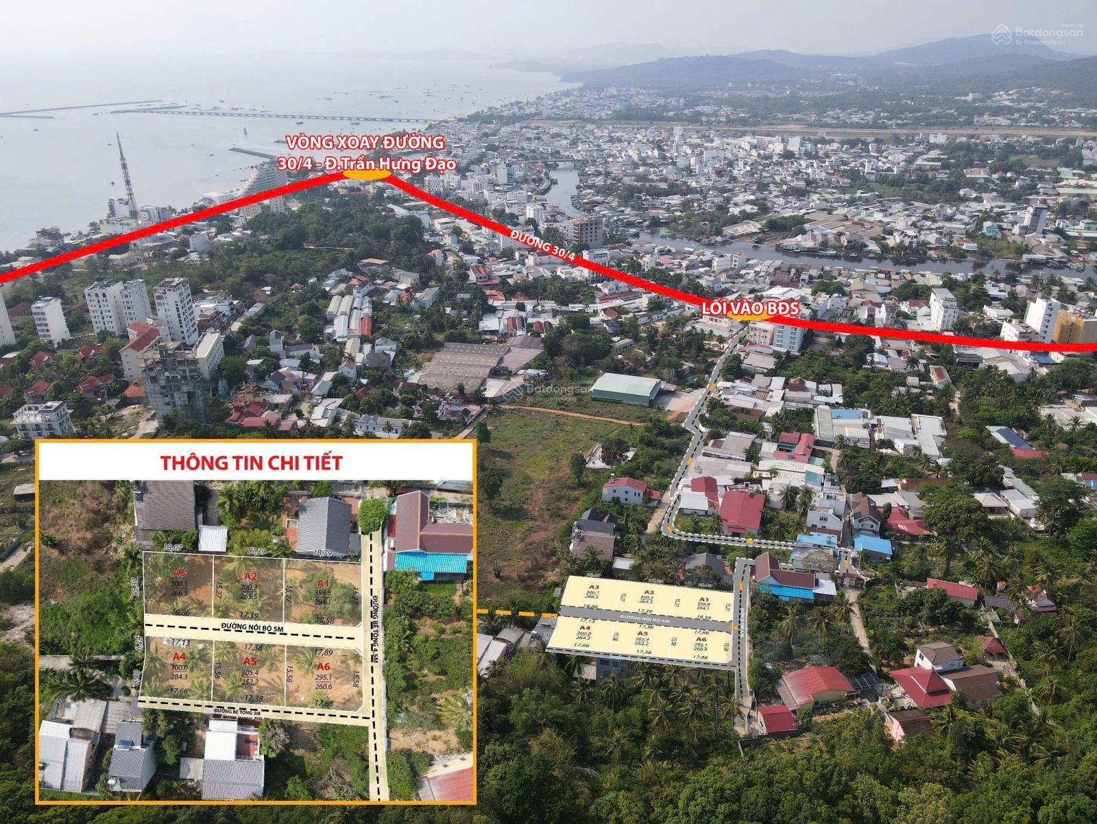 Bán 267m2 hẻm Toà Án, đường 30/4 Dương Đông PQ, phù hợp làm Villa, Homestay du lịch giá chỉ 3.4 tỷ - Ảnh chính