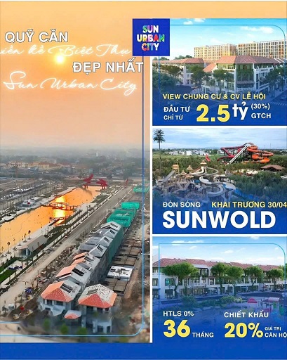 LIỀN KỀ & BIỆT THỰ SUN URBAN CITY HÀ NAM - Ảnh chính