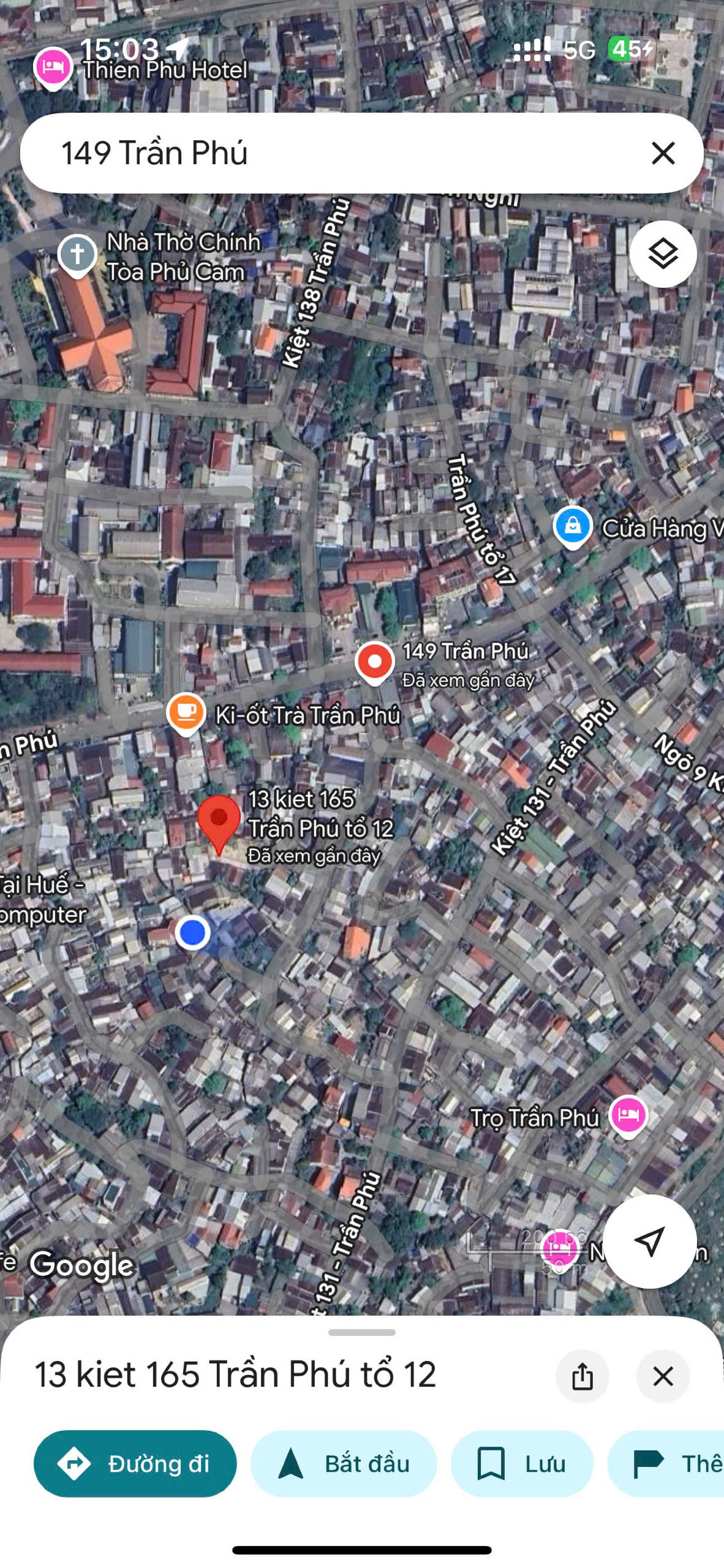 ❌ Bán đất Kiệt 149 Trần Phú, Phước Vinh,TP Huế Giá chỉ:1,5xx tỷ.❌ - Ảnh chính