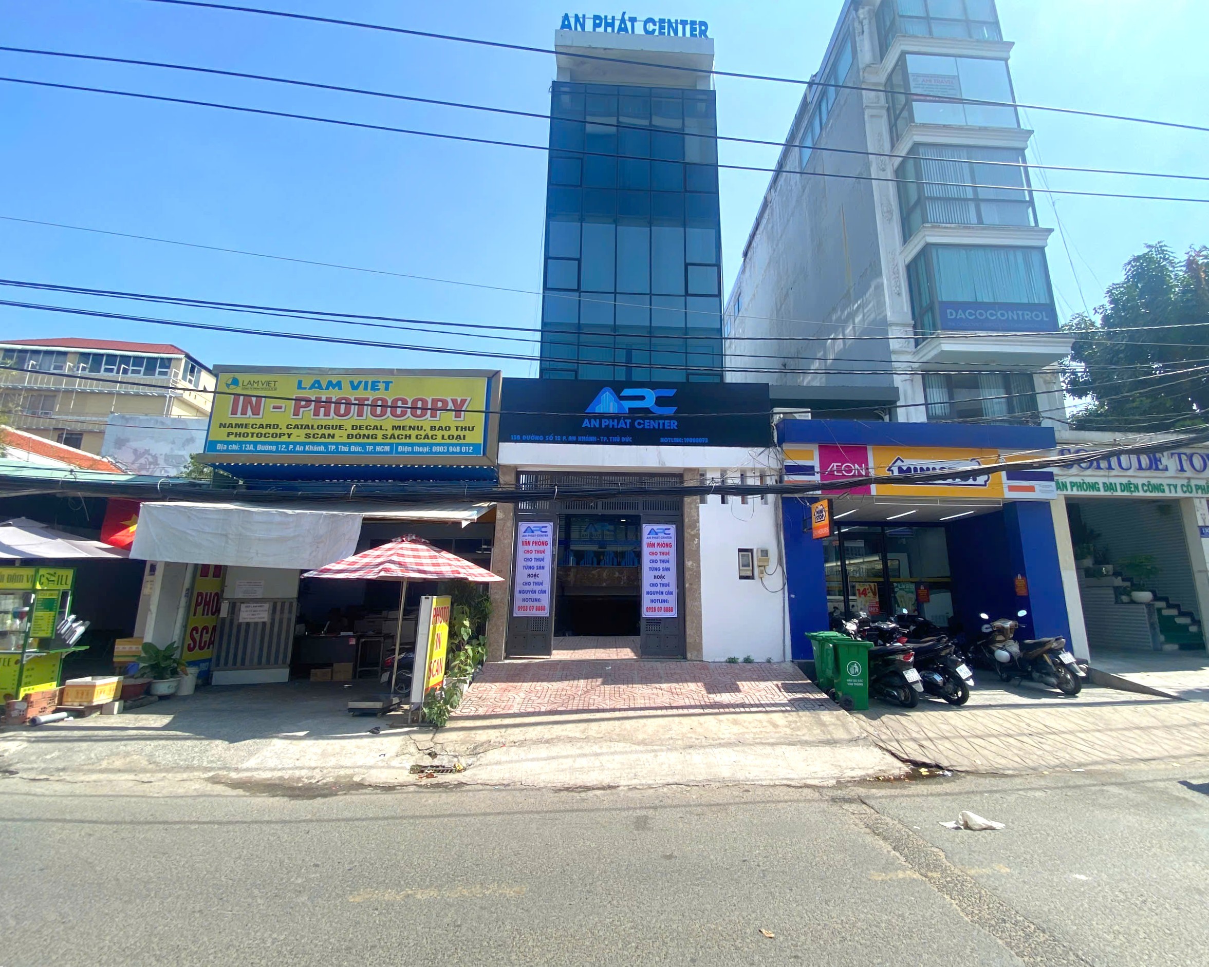 Thuê văn phòng An Phát Center 10tr - Máy lạnh, bàn ghế, xe rộng rãi, vị trí đẹp - Ảnh chính