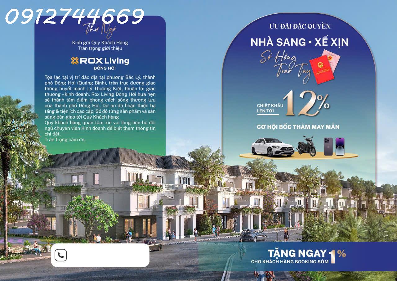 CHÍNH THỨC NHẬN BOOKING - DỰ ÁN ROX LIVING ĐỒNG HỚI - Ảnh 3