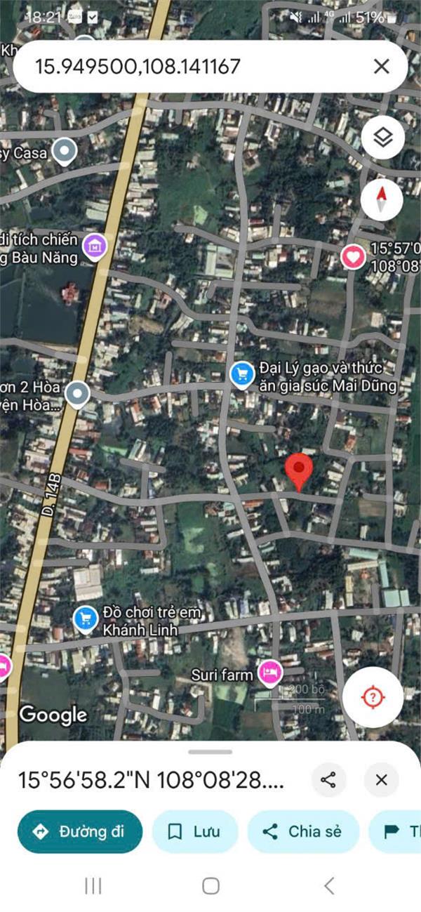 ĐẤT ĐẸP - MẶT TIỀN - Chính Chủ Cần Bán Lô Đất Thôn Phú Sơn 1, Xã Hòa Khương, Hòa Vang, Đà Nẵng. - Ảnh 4