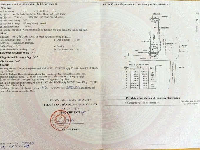 Có căn nhà 72m2 giờ kẹt tiền nên đành bán ngay MT đường Tân Xuân 6, Hóc môn ,SHR 650 triệu - Ảnh 4