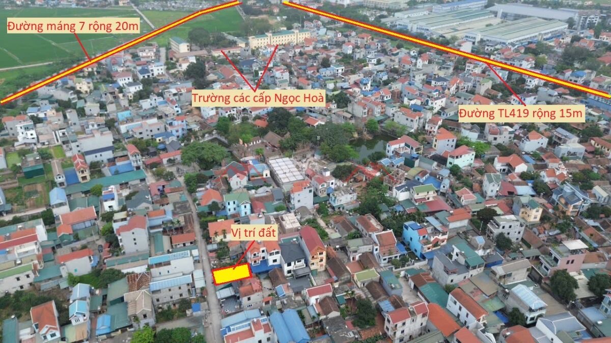 CHÍNH CHỦ BÁN LÔ ĐẤT 70M TẠI CHÚC LÝ-NGỌC HÒA-CHƯƠNG MỸ-HÀ NỘI - Ảnh 1