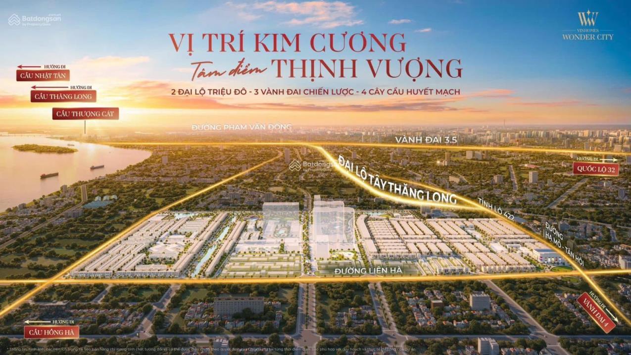 HOT- Bảng hàng độc quyền Liền kề, Biệt thự song lập Vinhomes Wonder City- Đan Phượng- HN - Ảnh 3
