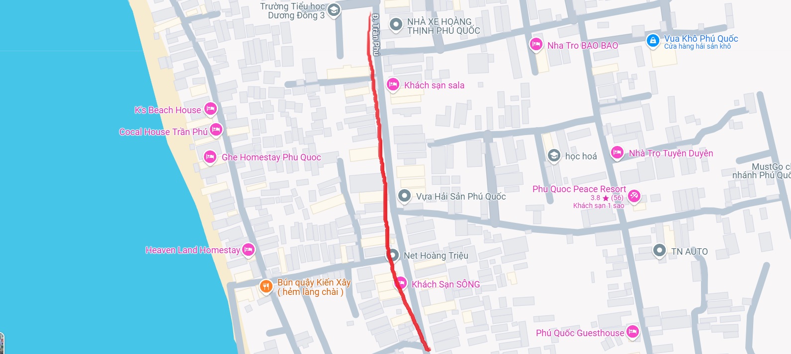 BÁN ĐẤT MẶT TIỀN TRẦN PHÚ, TT DƯƠNG ĐÔNG, PHÚ QUỐC - Ảnh 1